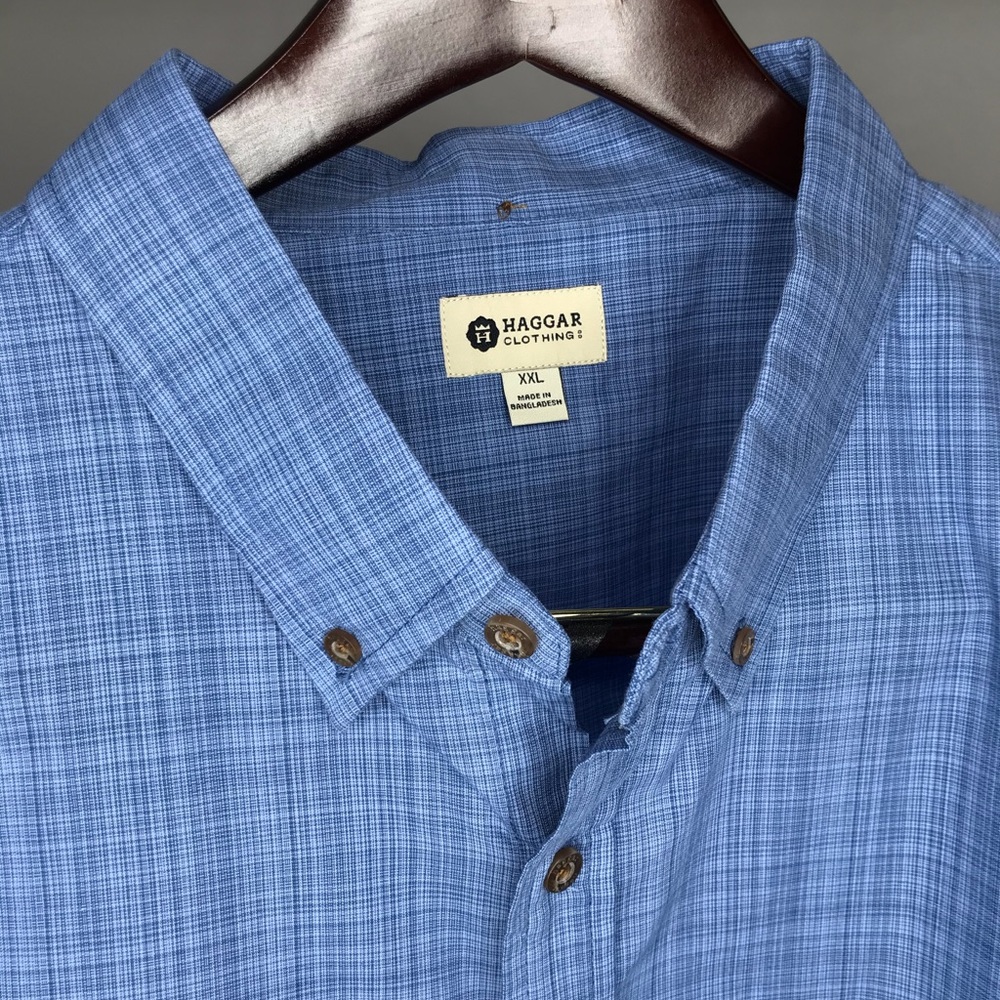 Blue Haggar dress shirt